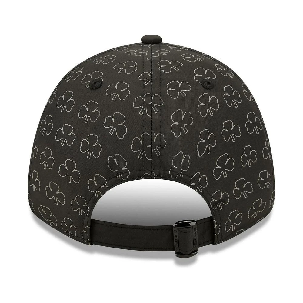 商品New Era|Men's Black Ireland National Team Club Allover Print 9FORTY Adjustable Hat,价格¥195,第5张图片详细描述