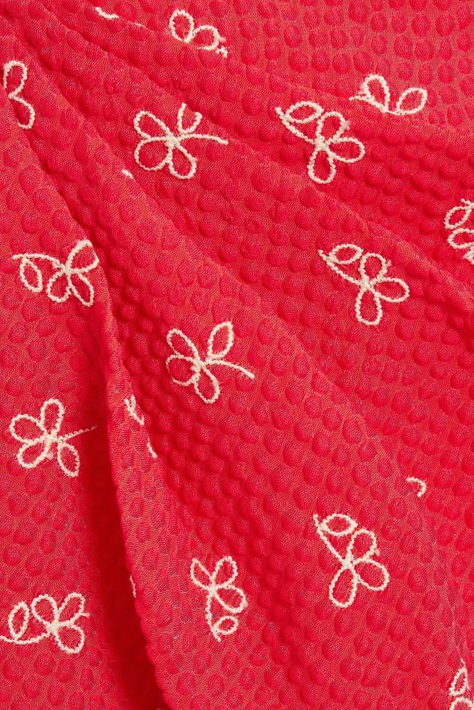 商品Rosie Assoulin|Whoopsy Daisy embroidered cloqué midi skirt,价格¥5195,第6张图片详细描述