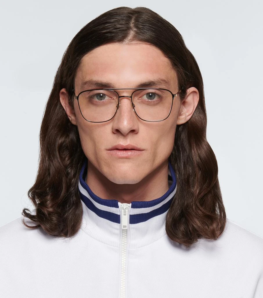 商品Gucci|Navigator镜框眼镜,价格¥3371,第2张图片详细描述