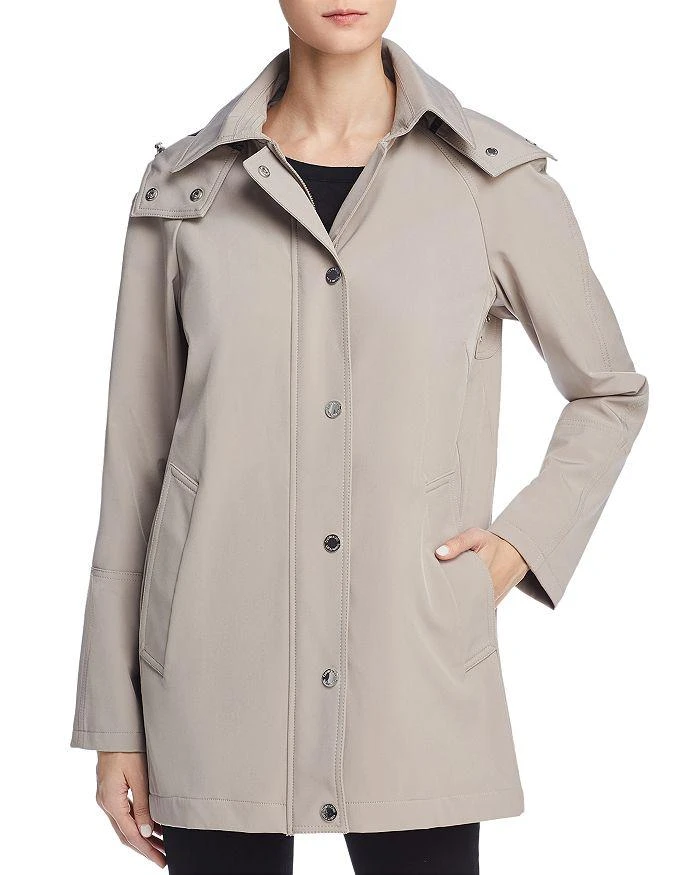 商品Calvin Klein|女士Hooded Rain Coat,价格¥838,第1张图片