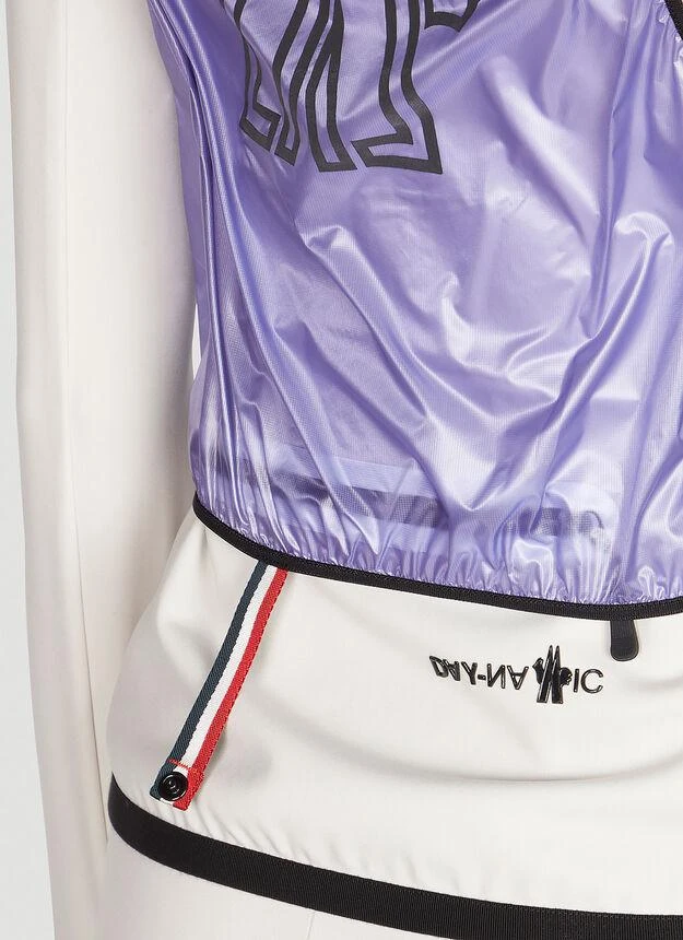 商品Moncler|Zip Gilet Track Jacket in Purple,价格¥7553,第5张图片详细描述