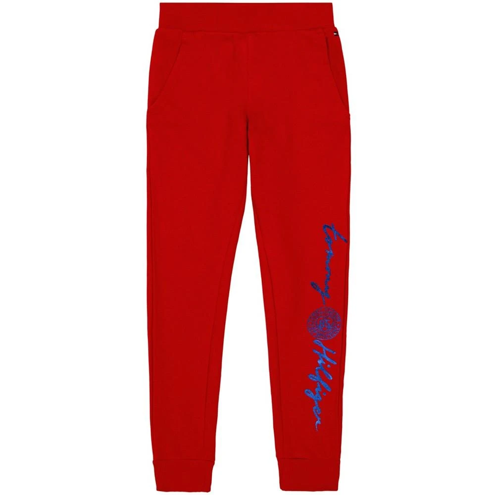 商品Tommy Hilfiger|Little Girls Signature Fleece Jogger Pants,价格¥103,第1张图片