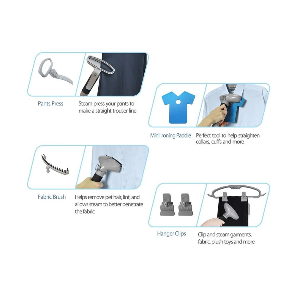商品SALAV|GS45-DJ Professional Dual-Bar Garment Steamer,价格¥971,第5张图片详细描述