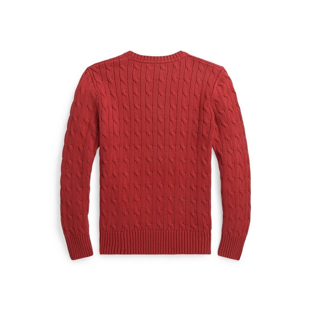 商品Ralph Lauren|Big Boys Polo Bear Cable-Knit Cotton Sweater,价格¥383,第2张图片详细描述