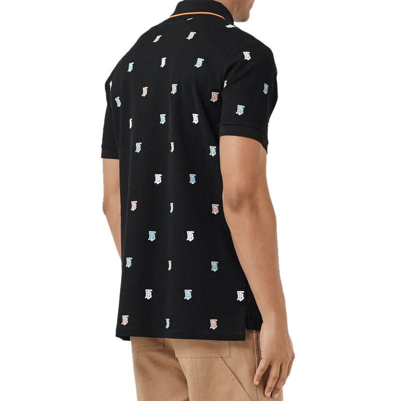 BURBERRY 男士黑色印花T恤 8029541 商品