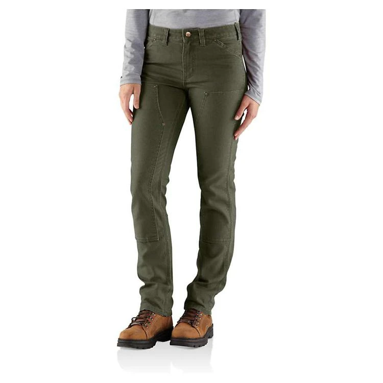商品Carhartt|Carhartt Women's 1889 Slim Fit Canvas Dungaree Pant,价格¥347,第1张图片