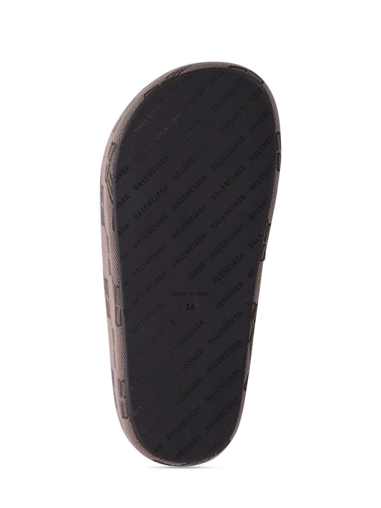 商品Balenciaga|Rise Jacquard Monogram Slide Sandals,价格¥5351,第5张图片详细描述