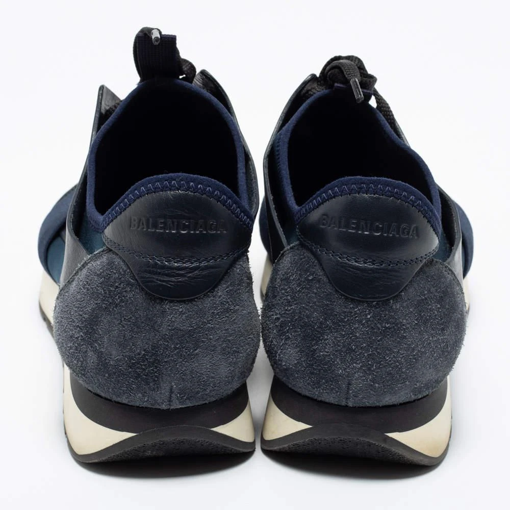 商品[二手商品] Balenciaga|Balenciaga Multicolor Mesh And Leather Race Runner Low Top Sneakers Size 40,价格¥1371,第5张图片详细描述