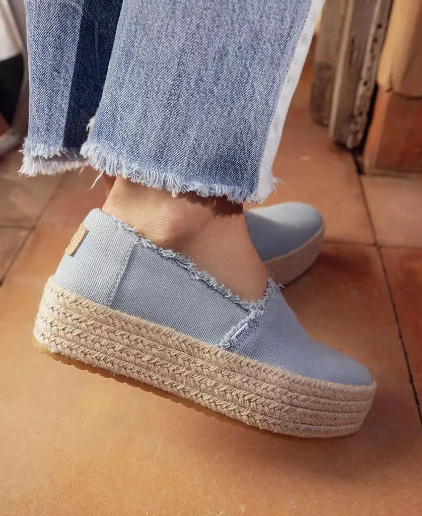 Women's Valencia Canvas Platform Espadrilles 商品