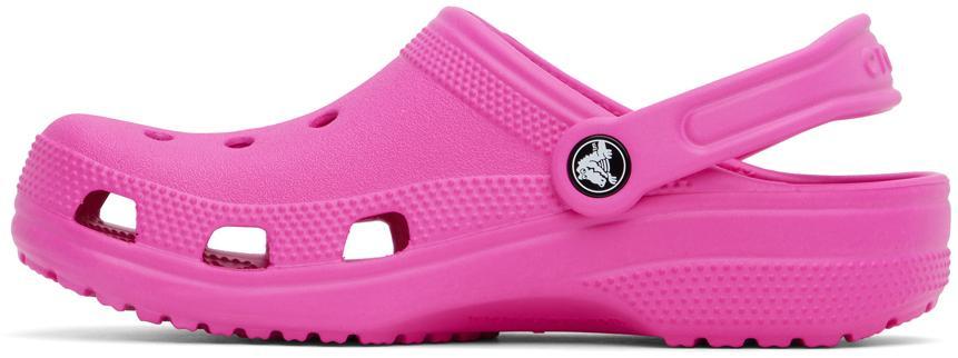 商品Crocs|Pink Classic Clogs,价格¥393,第5张图片详细描述