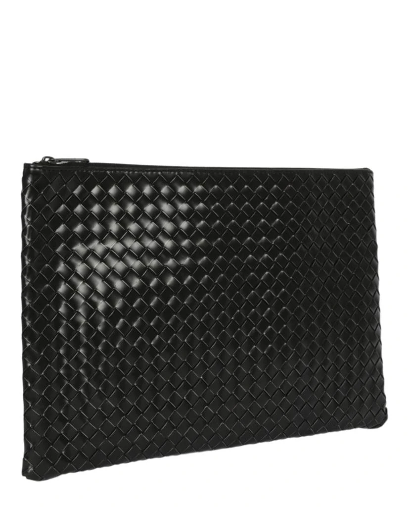 商品Bottega Veneta|Intrecciato Leather Flat Pouch Clutch,价格¥2984,第2张图片详细描述