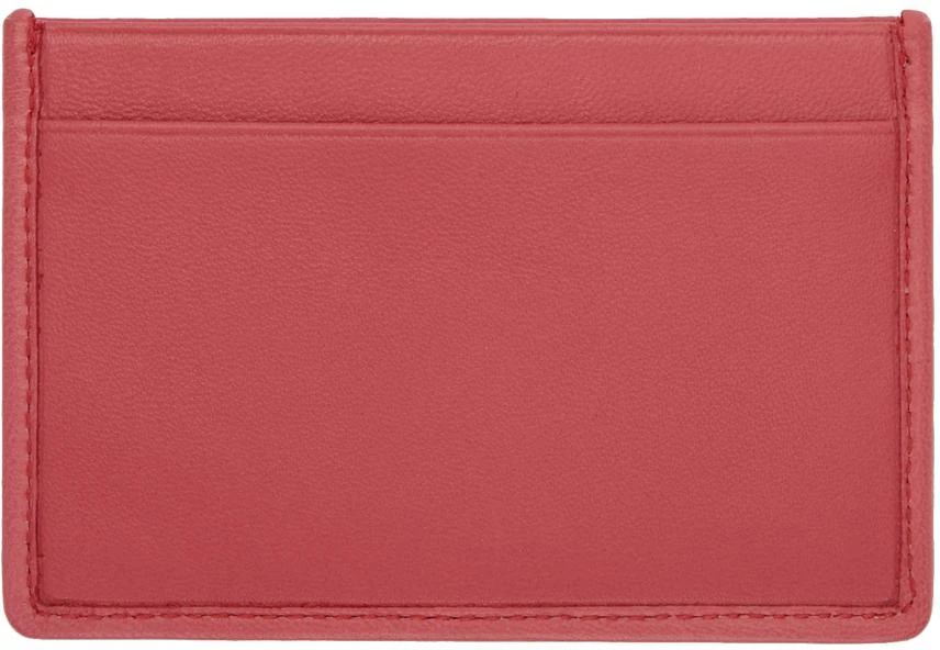 商品Miu Miu|Pink Quilted Logo Card Holder,价格¥1871,第2张图片详细描述