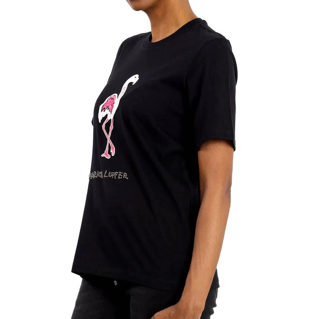 商品MARKUS LUPFER|Markus Lupfer Ladies Black Embellished Flamingo T-shirt, Size Small,价格¥448,第2张图片详细描述