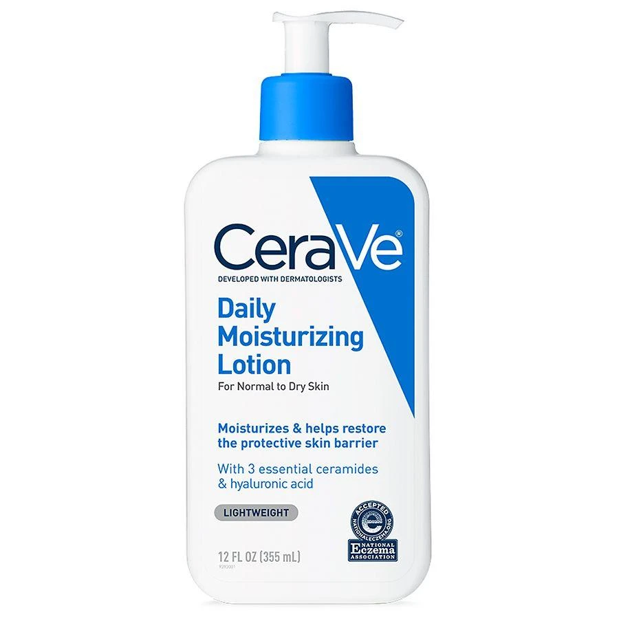 CeraVe Moisturizing Face and Body Lotion with Hyaluronic Acid for Normal to Dry Skin Unscented 1