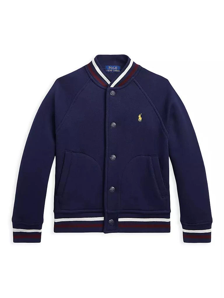 商品Ralph Lauren|Little Boy's &amp; Boy's Fleece Bomber Jacket,价格¥333,第1张图片