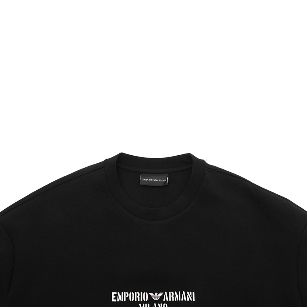 EMPORIO ARMANI 男黑色套头卫衣 3L1MFE-1JHSZ-0999商品第2张图片规格展示