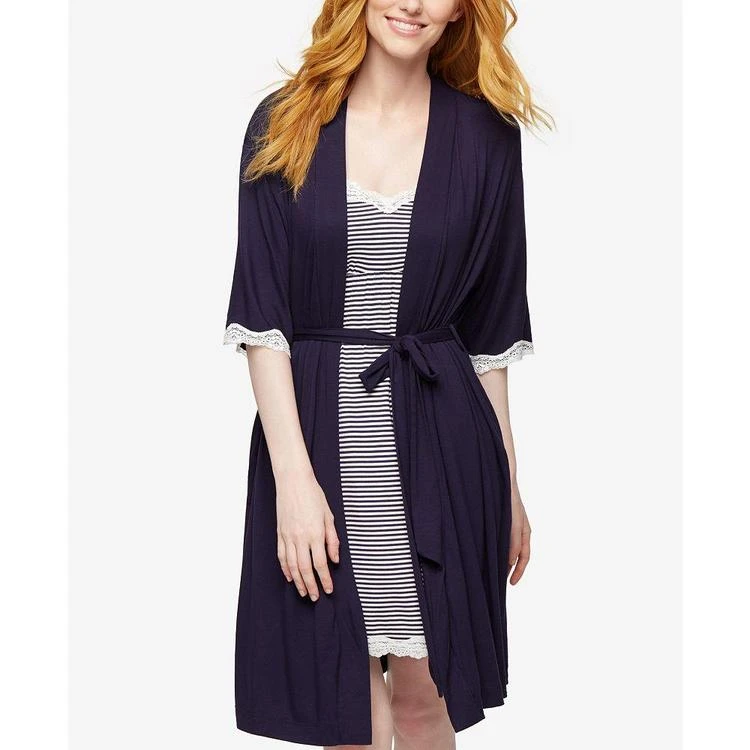 商品A Pea in the Pod|A Pea In The Pod Nursing Nightgown And Robe,价格¥520,第2张图片详细描述