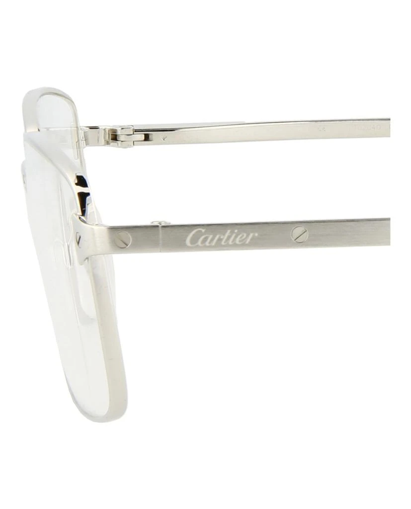 商品Cartier|方形框金属光学镜架,价格¥1788,第4张图片详细描述