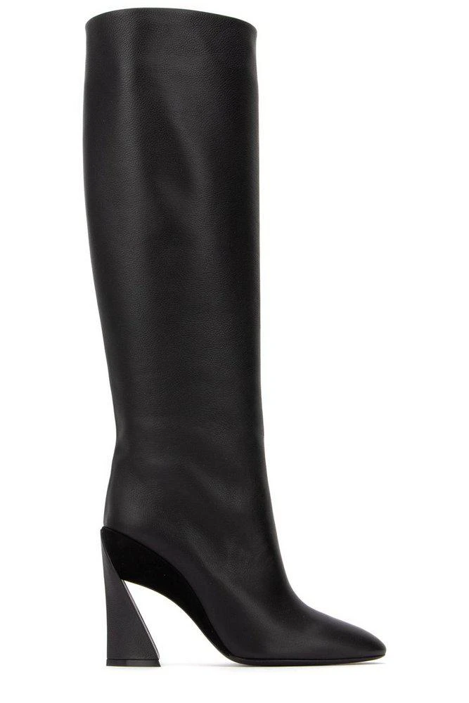 商品Salvatore Ferragamo|Salvatore Ferragamo Sculptured Heel Knee-Length Boots,价格¥5796,第1张图片