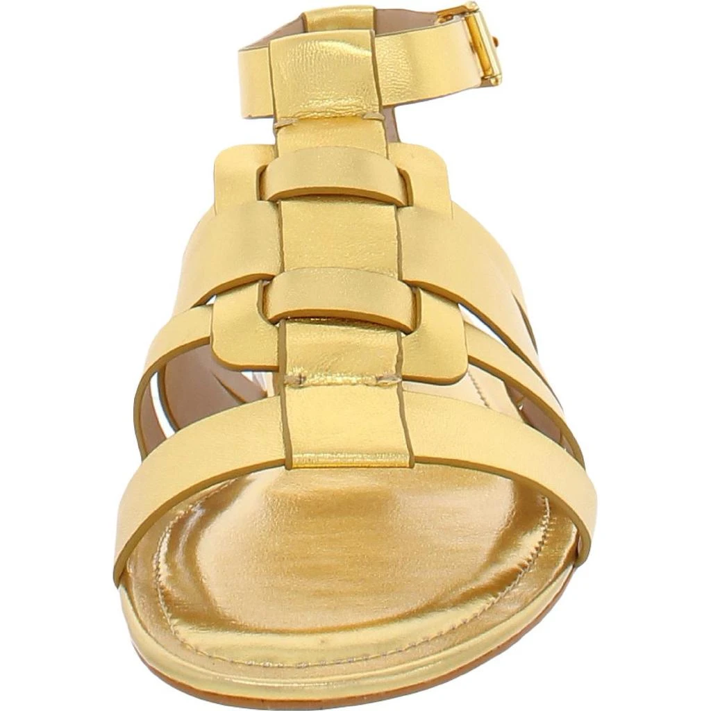 商品Ralph Lauren|Lauren Ralph Lauren Womens Elianna Leather Caged Gladiator Sandals,价格¥215,第3张图片详细描述