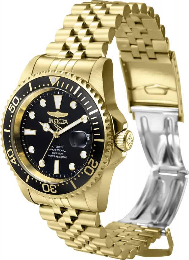 Invicta Pro Diver Automatic Black Dial Mens Watch 39348商品第2张图片规格展示