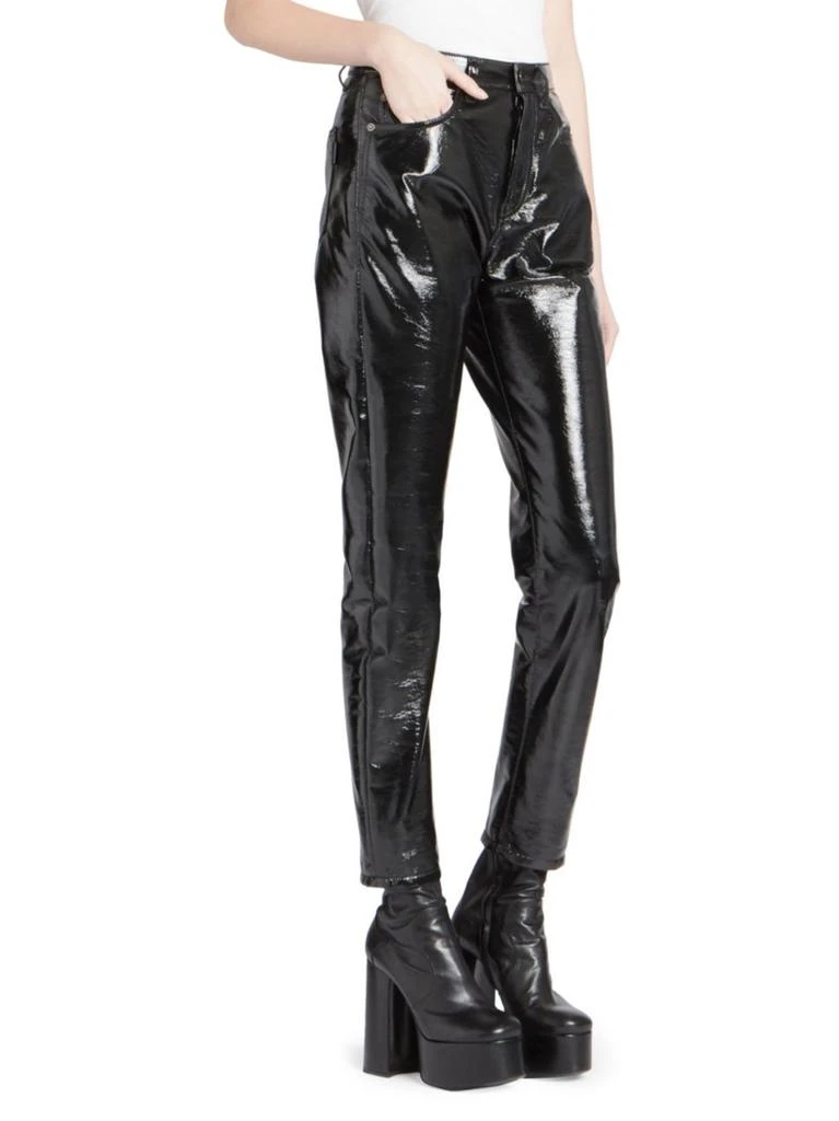 商品Yves Saint Laurent|Patent Denim Pants,价格¥1595,第3张图片详细描述