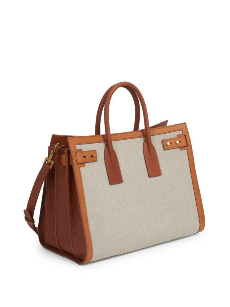 商品Yves Saint Laurent|Saint Laurent - Medium Canvas & Tan Leather Sac De Jour,价格¥18621,第4张图片详细描述