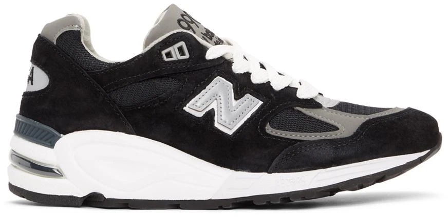 商品New Balance|Black Made In US 990v2 Sneakers,价格¥1630,第1张图片