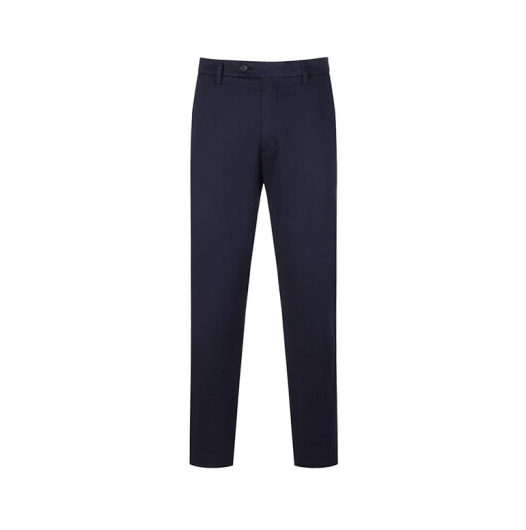 ZEGNA 男士深蓝色棉质休闲裤长裤 ZZ370-VZ115-B09商品第1张图片规格展示