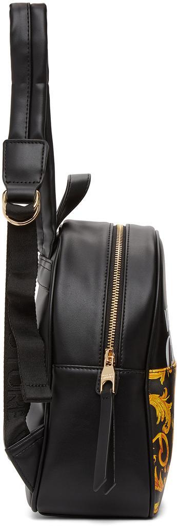 商品Versace|Black & Yellow Small Baroque Backpack,价格¥1769,第6张图片详细描述