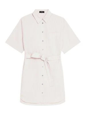 商品Theory|Stripe Belted Shirt Dress,价格¥1163,第4张图片详细描述