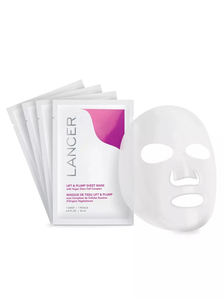 商品Lancer|4-Pack Lift &amp; Plump Sheet Masks,价格¥911,第2张图片详细描述