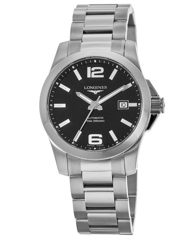 Longines Conquest Automatic 41mm Stainless Steel Men's Watch L3.777.4.58.6商品第1张图片规格展示