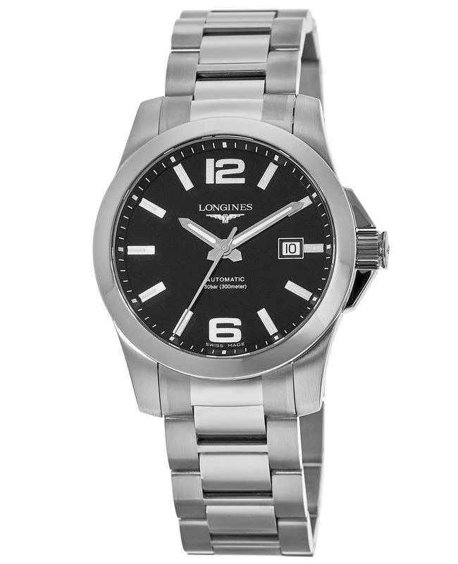 商品Longines|Longines Conquest Automatic 41mm Stainless Steel Men's Watch L3.777.4.58.6,价格¥7932,第1张图片