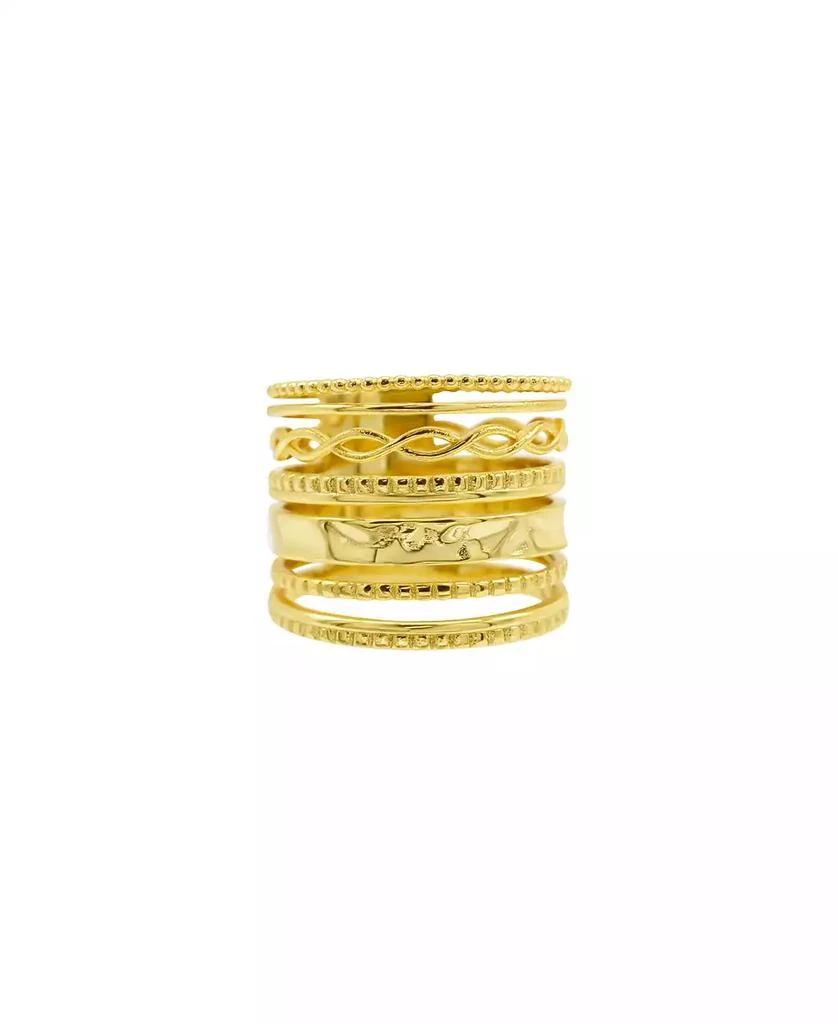 商品ADORNIA|14K Gold-Plated Multi-Band Ring,价格¥179,第1张图片