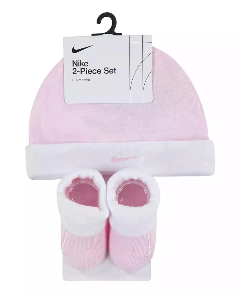 商品NIKE|Baby Boys or Baby Girls Swoosh Hat and Booties, 2 Piece Set,价格¥113,第4张图片详细描述