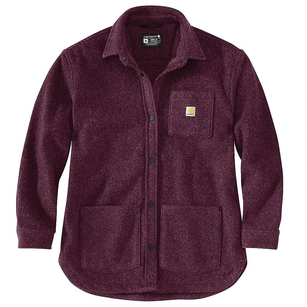 商品Carhartt|Carhartt Women's Loose Fit Fleece Shirt Jacket,价格¥764,第1张图片