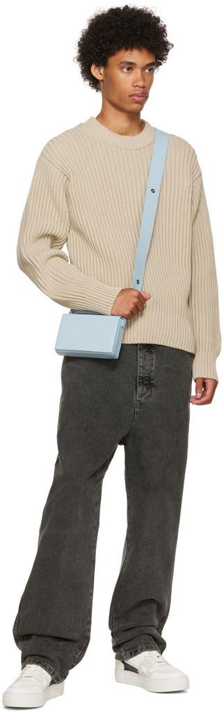 商品AMI|Beige Organic Cotton Sweater,价格¥2891,第6张图片详细描述
