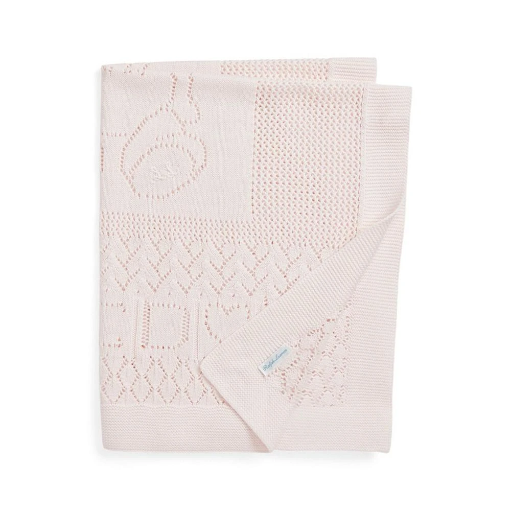 商品Ralph Lauren|Baby Boys or Girls Pointelle Knit Cotton Blanket,价格¥667,第1张图片