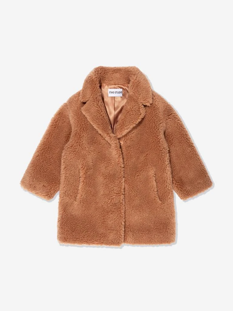 商品STAND STUDIO|Stand Studio Girls Faux Fur Camille Cocoon Mini Coat,价格¥586,第1张图片