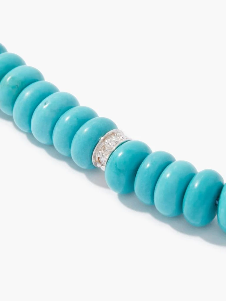 商品MATEO|Diamond, turquoise & 14kt gold bracelet,价格¥8529,第3张图片详细描述