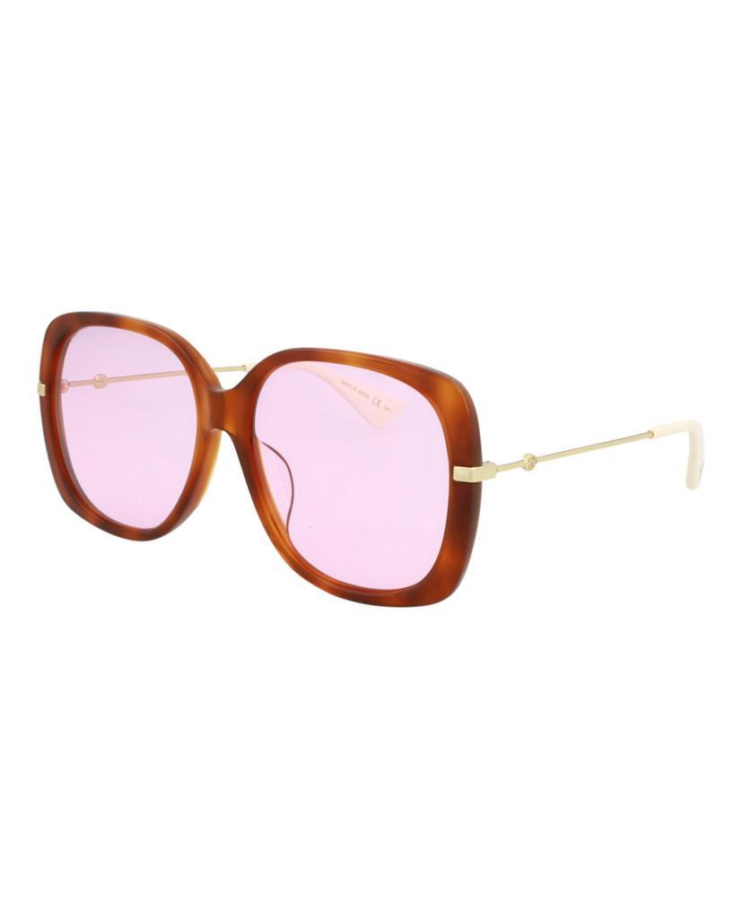 商品Gucci|Square-Frame Acetate Sunglasses,价格¥960,第4张图片详细描述