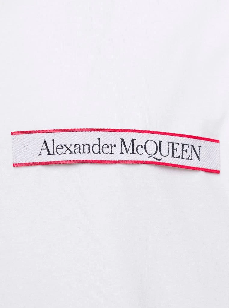 商品Alexander McQueen|Alexander McQueen Logo Patch Crewneck T-Shirt,价格¥1368,第3张图片详细描述