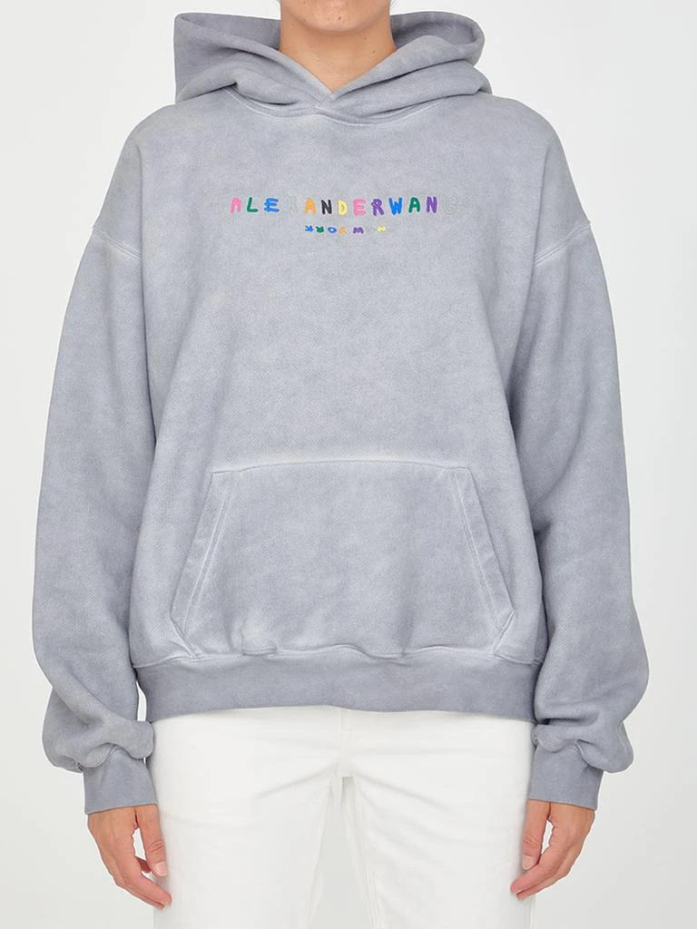 商品Alexander Wang|Multicolor logo sweatshirt,价格¥3506,第1张图片