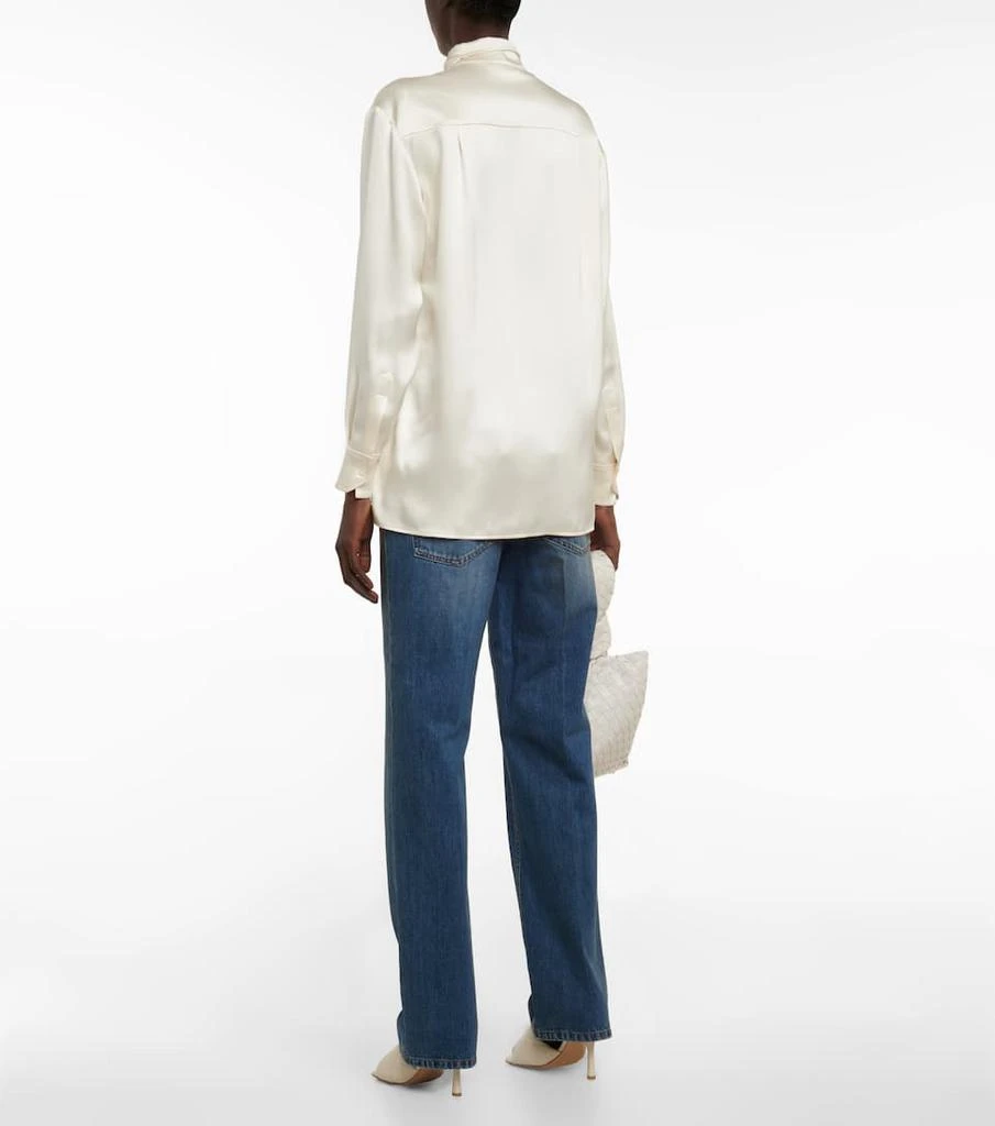 商品Loro Piana|Diletta silk satin blouse,价格¥15612,第3张图片详细描述
