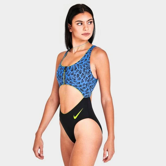 商品NIKE|Women's Nike Party Dots Cutout One-Piece Swimsuit,价格¥113,第1张图片