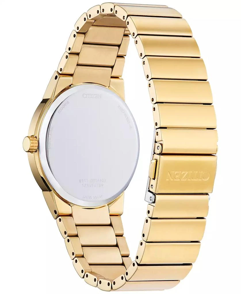 商品Citizen|Eco-Drive Men's Modern Axiom Gold-Tone Stainless Steel Bracelet Watch 40mm,价格¥1727,第3张图片详细描述