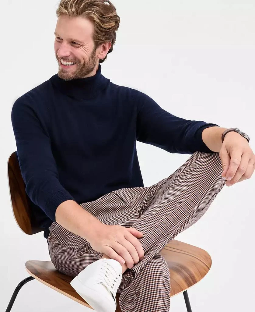 商品Club Room|Men's Merino Wool Blend Turtleneck Sweater, Created for Macy's,价格¥266,第2张图片详细描述