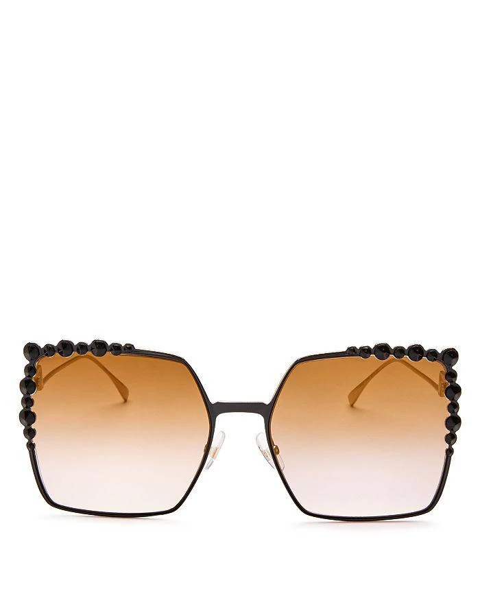 商品Fendi|Women's Embellished Oversized Square Sunglasses, 60mm,价格¥4373,第1张图片