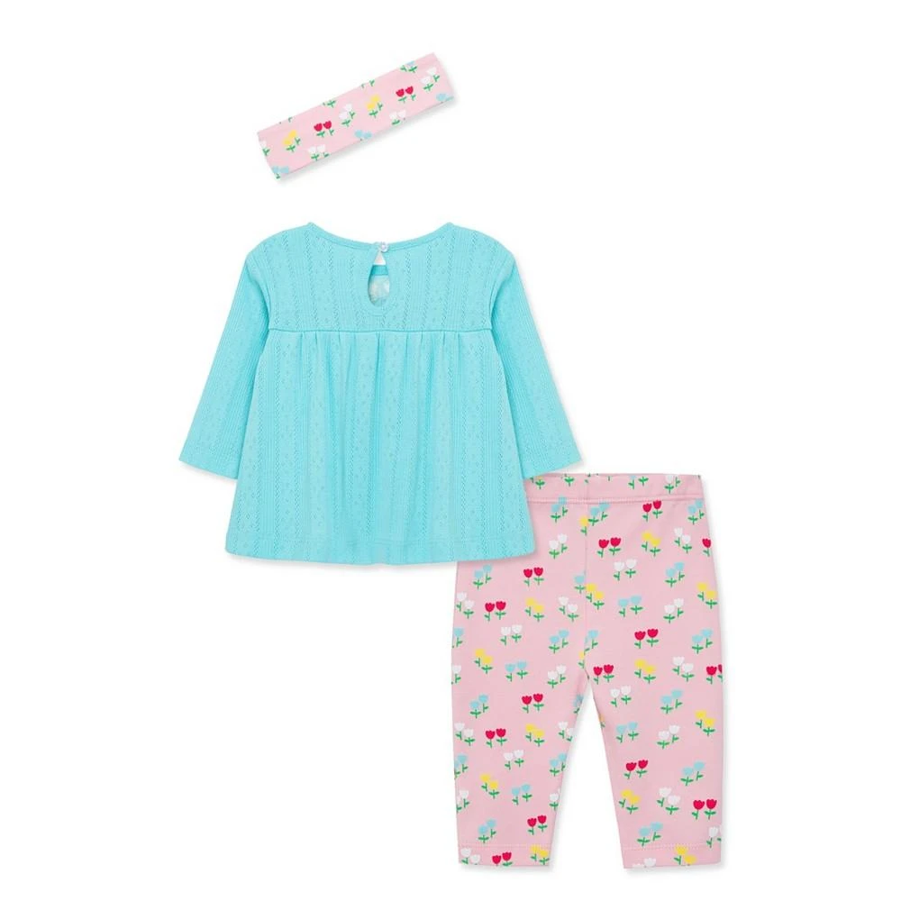 商品Little Me|Baby Girls Tulips Tunic Set with Headband,价格¥126,第2张图片详细描述